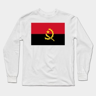 Angola front Long Sleeve T-Shirt